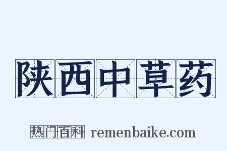 陕西中草药是什么意思的图片